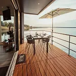 船上ホテル Hausboot Fuer 4 Personen Auf Dem Graebendorfer